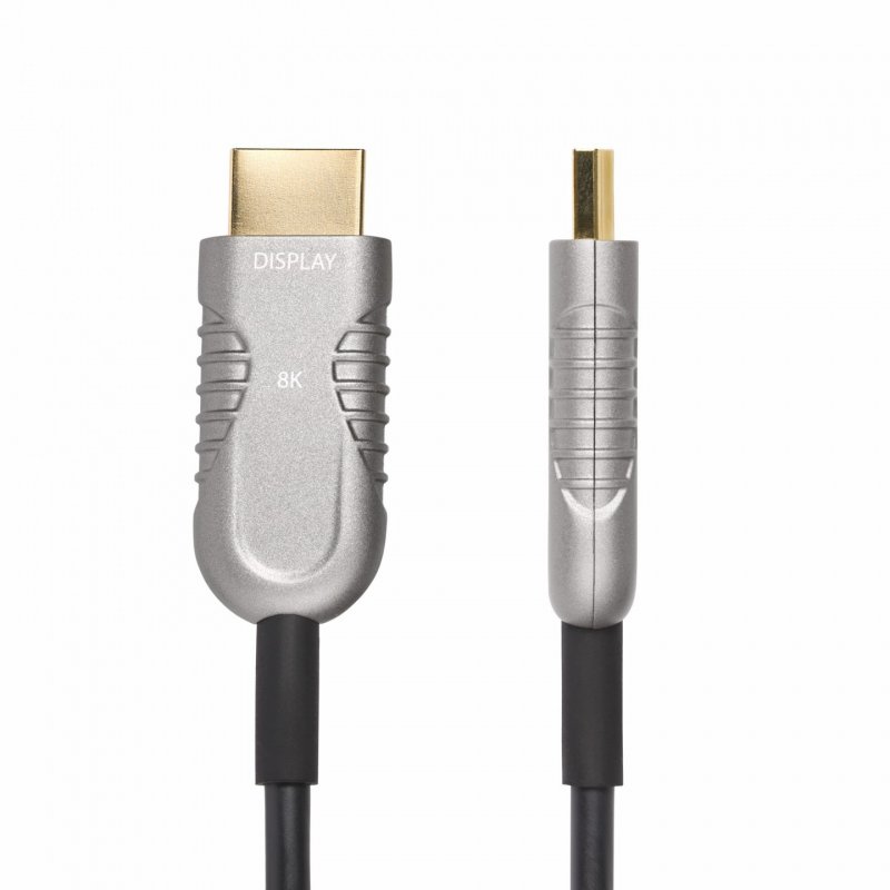 StarTech.com Câble Optique Actif (AOC) HDMI 2.1 Hybride de 30,4m, CMP, Plénum, Câble Fibre Optique HDMI 2.1/2.0