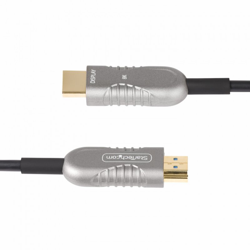 StarTech.com Câble Optique Actif (AOC) HDMI 2.1 Hybride de 30,4m, CMP, Plénum, Câble Fibre Optique HDMI 2.1/2.0