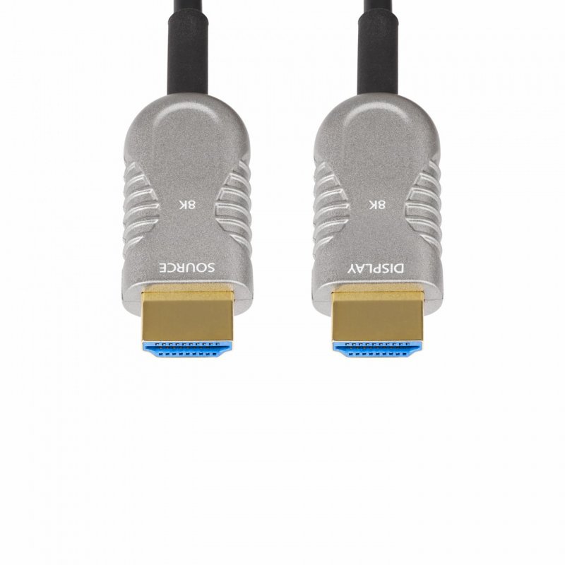 StarTech.com Câble Optique Actif (AOC) HDMI 2.1 Hybride de 9,1m, CMP, Plénum, Câble Fibre Optique HDMI 2.1/2.0