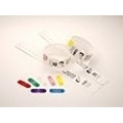 Zebra Clips for use with QuickClip Wristbands Rouge