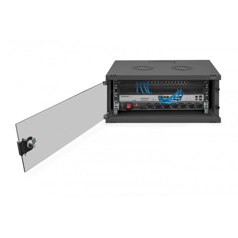 Rack DIGITUS Wall Mounting Cabinet unmo. Black