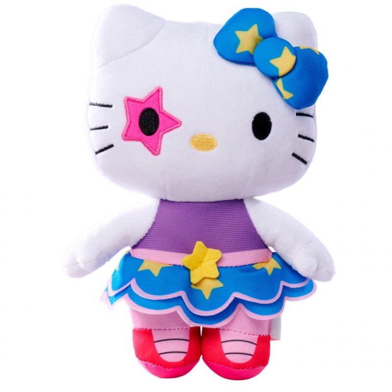 HELLO KITTY - Assortiment de 12 Peluches - 4 Modèles - 20cm