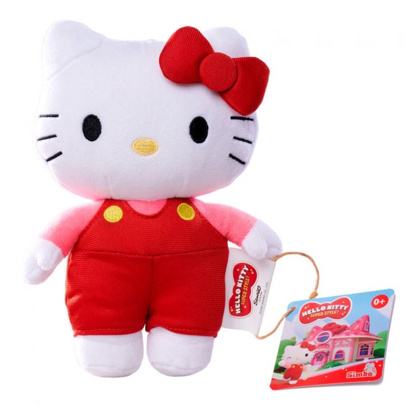 HELLO KITTY - Assortiment de 12 Peluches - 4 Modèles - 20cm