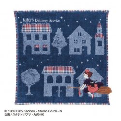 KIKI LA PETITE SORCIERE - La nuit de départ - Mini Serviette 25x25cm