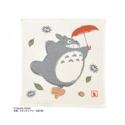 MON VOISIN TOTORO - Totoro Parapluie - Mini Serviette Imabari 34x36cm