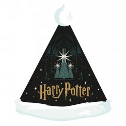 HARRY POTTER - Poudlard - Bonnet de Noël - 37 cm