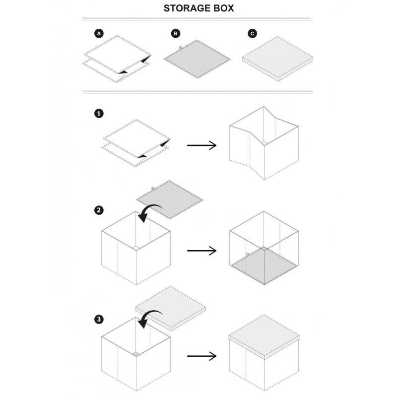 MINNIE - Tabouret & Rangement - '30x30x30cm'