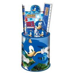 SONIC - Set de Papeteire Pot à Crayon - 7pc.
