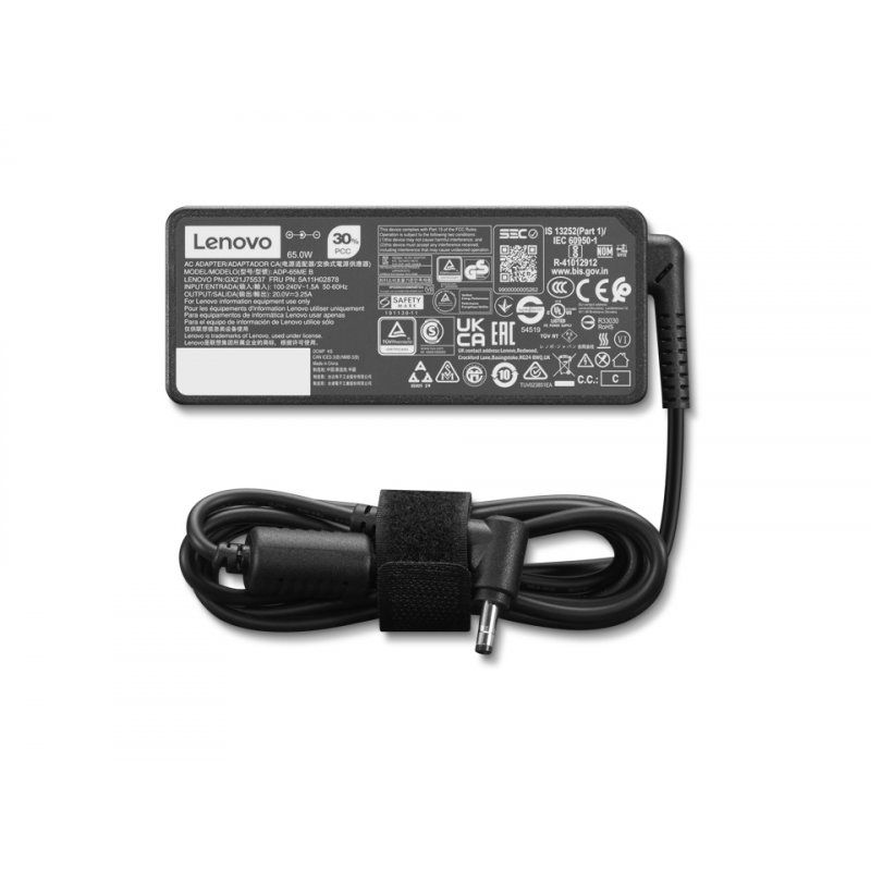 Lenovo 4X21K07722 power adapter/inverter Indoor 65 W Black