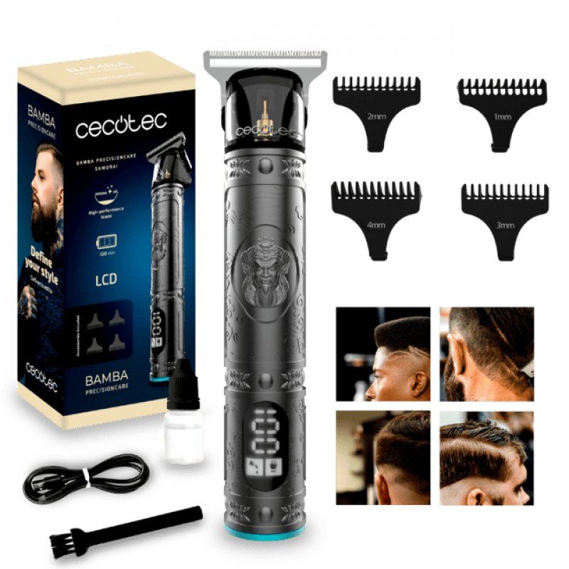 Cecotec 03380 hair trimmers/clipper Black, Grey 4