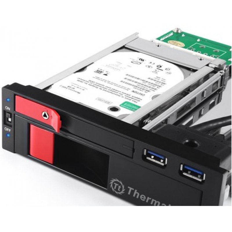 Thermaltake ST0026Z drive bay panel 2.5/3.5 Bezel panel Black Red