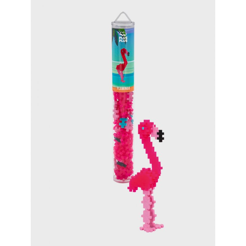 Plus-Plus - Flamingo / 100 pcs Tube (4242)