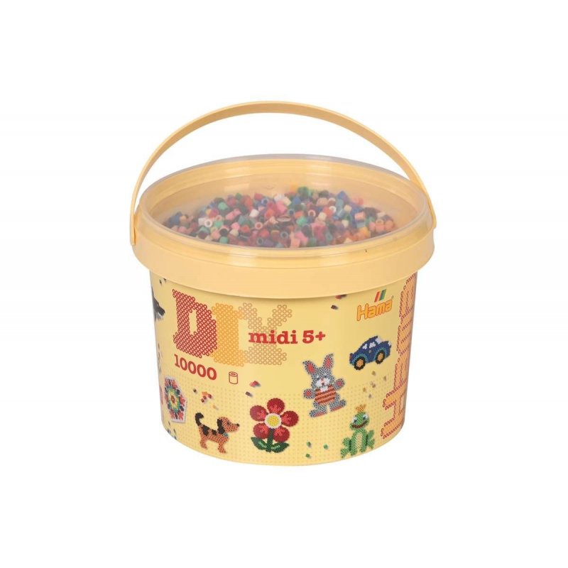 HAMA - Midi beads 10,000pcs pastel mix 67 (388067)