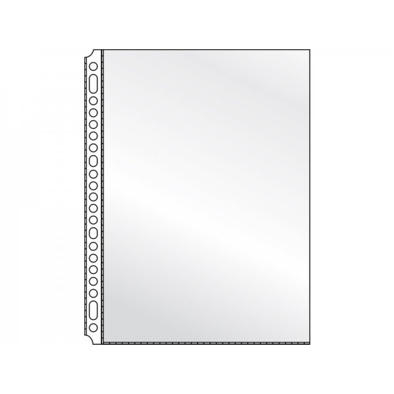 KANGARO Show bag 23-Hole 0.12mm Transparent 10pcs A4 /Stationary