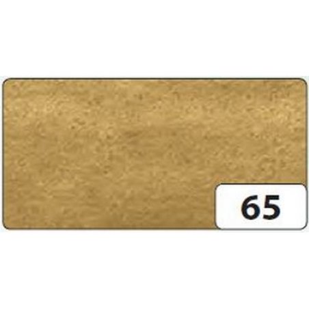 Folia 91065 - 'Gold Tissue Paper' - 50x70cm - Gold Sheets (5 pcs) /Stationary