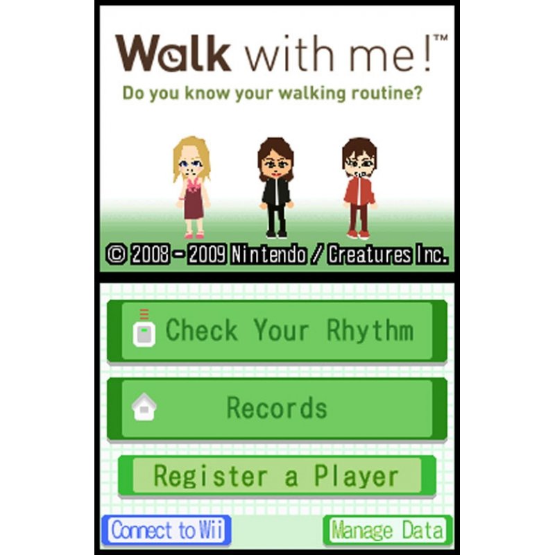 Nintendo Walk With Me!, NDS Nintendo DS