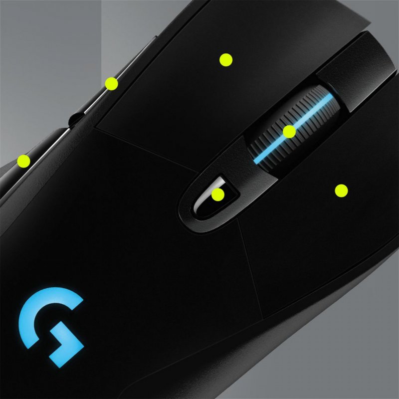 Logitech G G703 Lightspeed souris Droitier RF sans fil Optique 25600 DPI