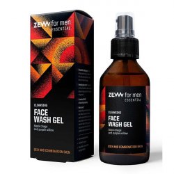 ZEW Cleansing Gel Oily and Combination Skin, Gel de Curatare pentru Fata, Ten Gras si Mixt, 100ml