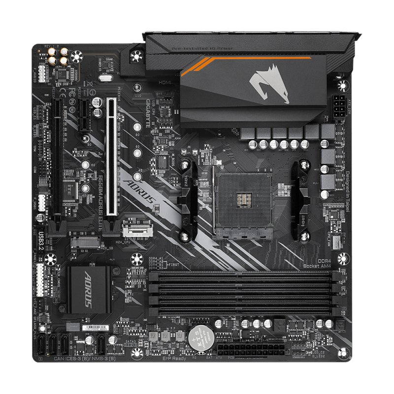 Gigabyte B550M AORUS ELITE AMD B550 Emplacement AM4 micro ATX