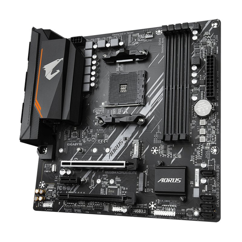 Gigabyte B550M AORUS ELITE AMD B550 Socket AM4 micro ATX