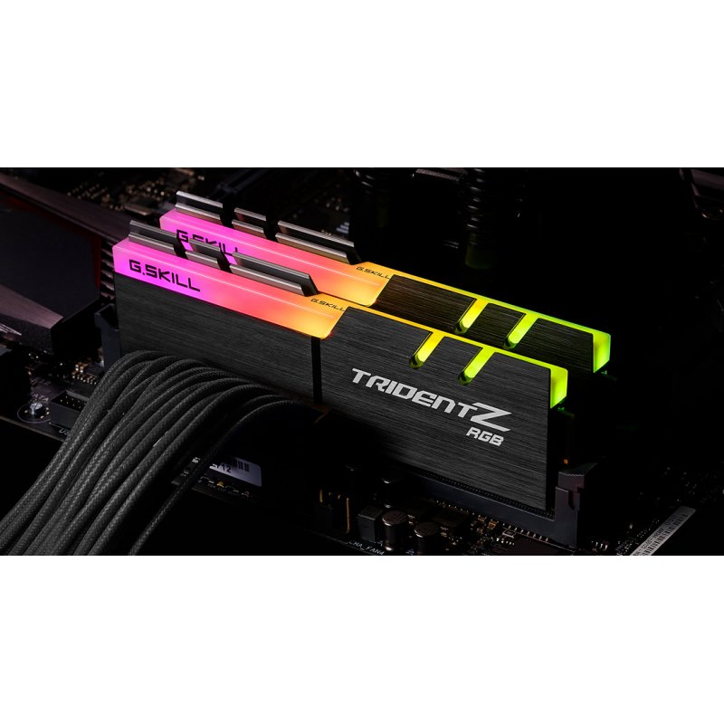 G.Skill Trident Z RGB Series RAM - 64 GB (2 x 32 GB Kit) - DDR4 3200 UDIMM CL14