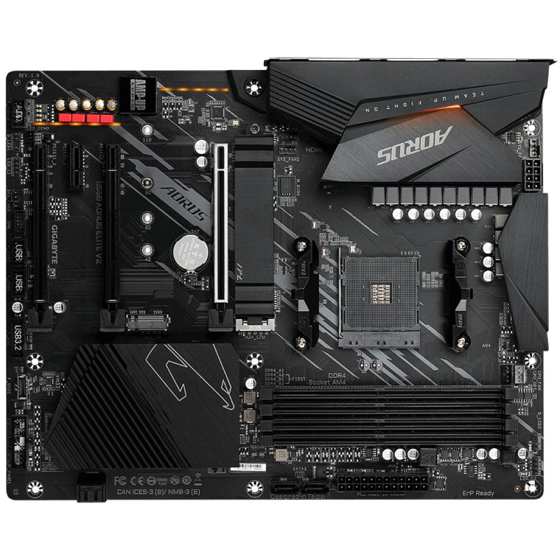 GIGABYTE Mainboard B550 AORUS ELITE V2 - ATX - Socket AM4 - AMD B550