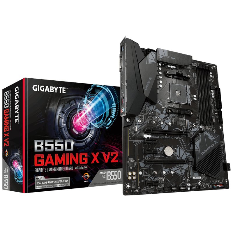Gigabyte B550 Gaming X V2 AMD B550 Emplacement AM4 ATX