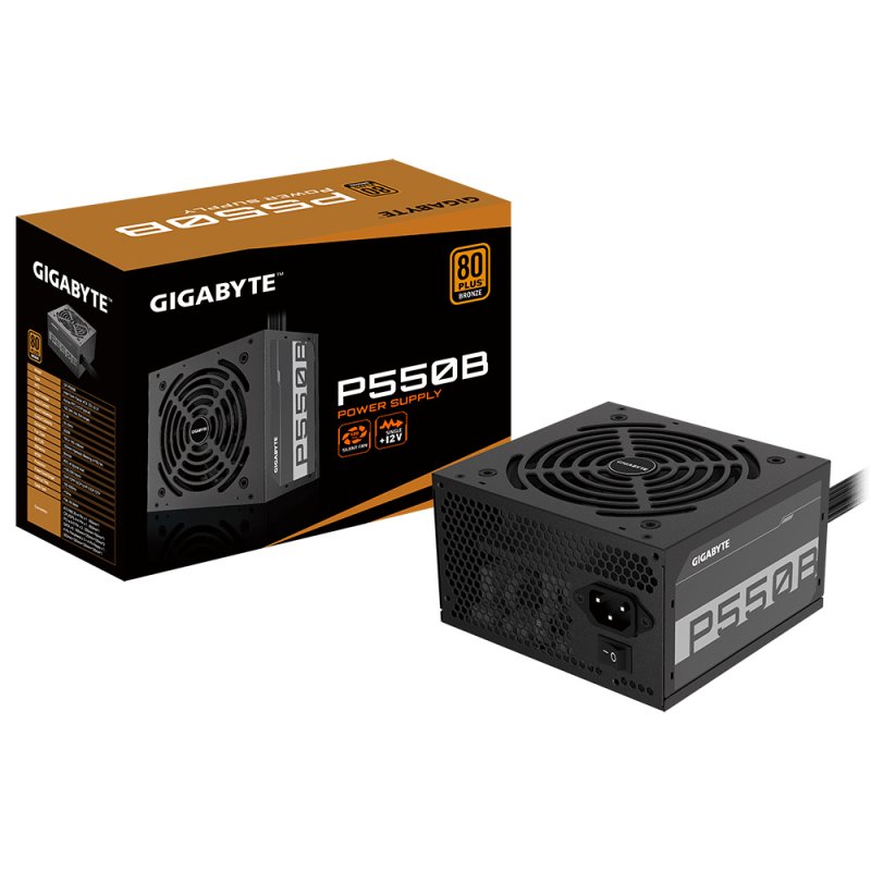 Gigabyte P550B unité d'alimentation d'énergie 550 W 20 4 pin ATX ATX Noir