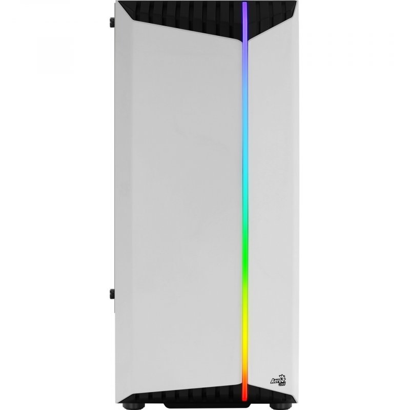 Boitier Moyen Tour ATX AeroCool Bionic RGB avec panneau vitré (Blanc)
