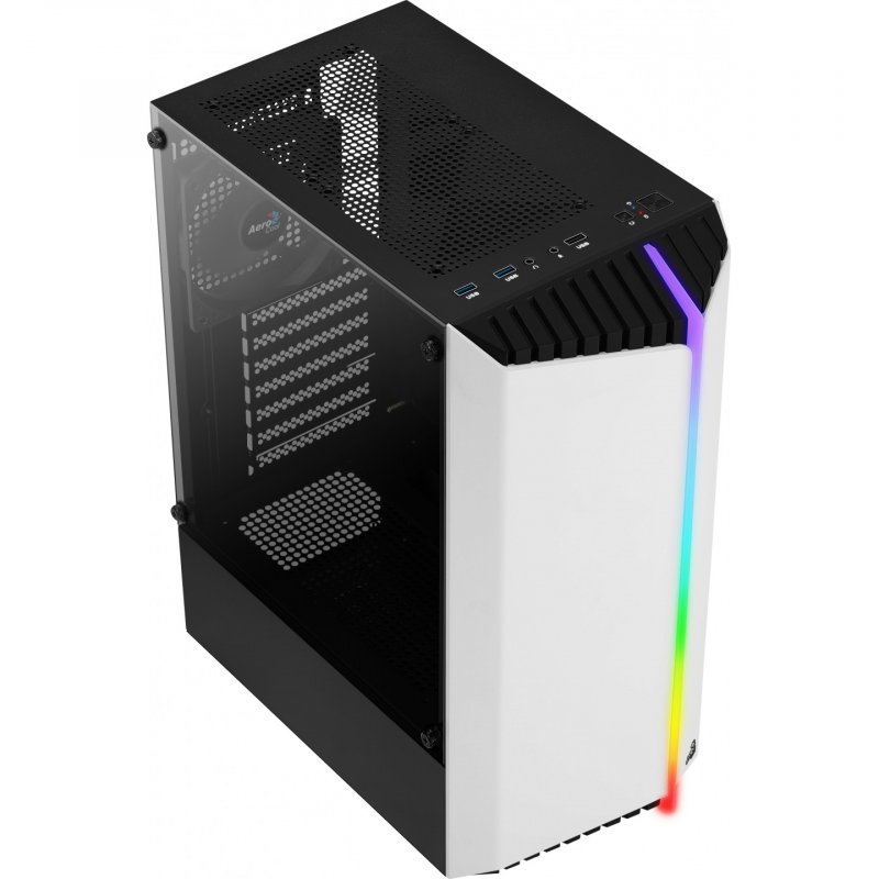 Aerocool Bionic Midi Tower Blanc