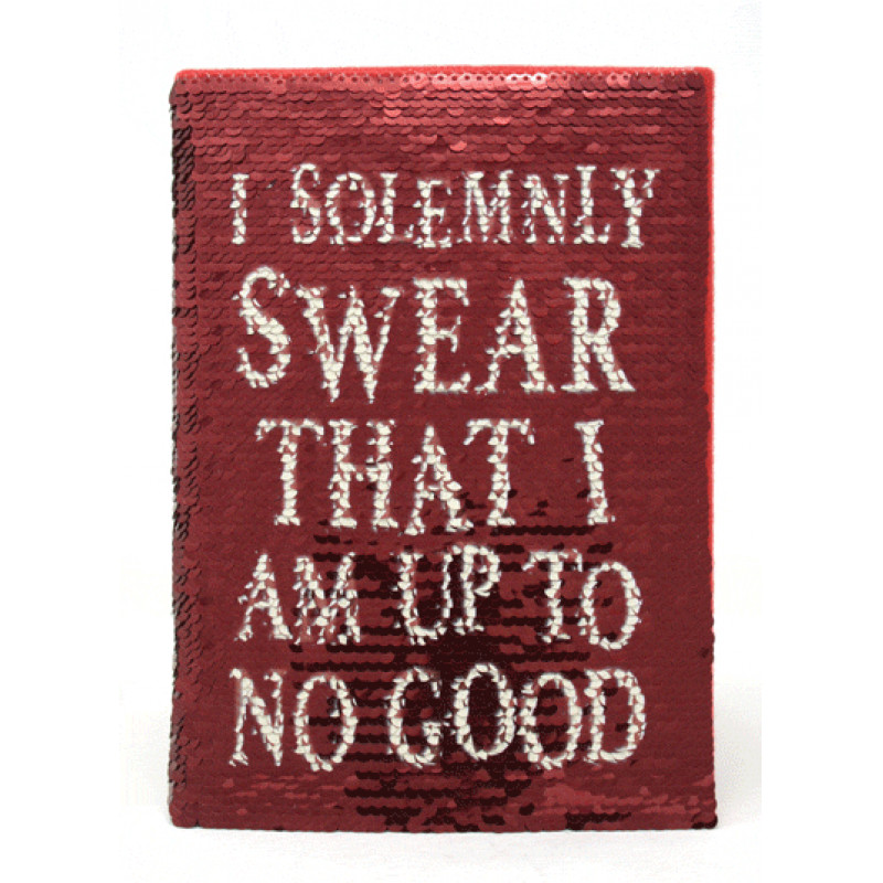 HARRY POTTER - Notebook A5 - Marauders Map 'Sequin Flip'