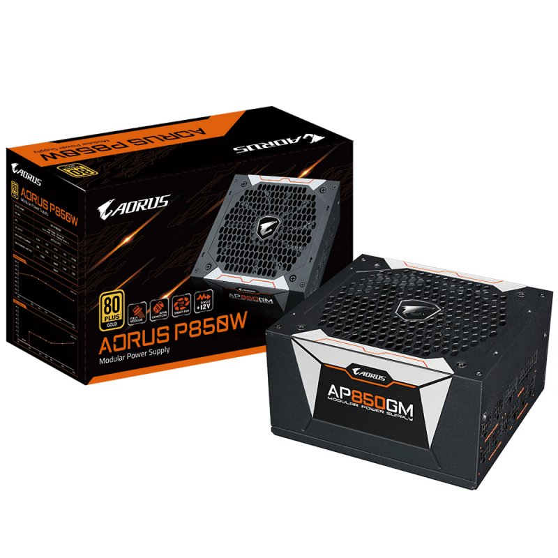 Gigabyte GP-AP850GM power supply unit 850 W 20 4 pin ATX ATX Black