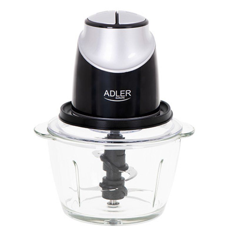 Adler AD 4082 electric food chopper 1.2 L 300 W Black, Silver