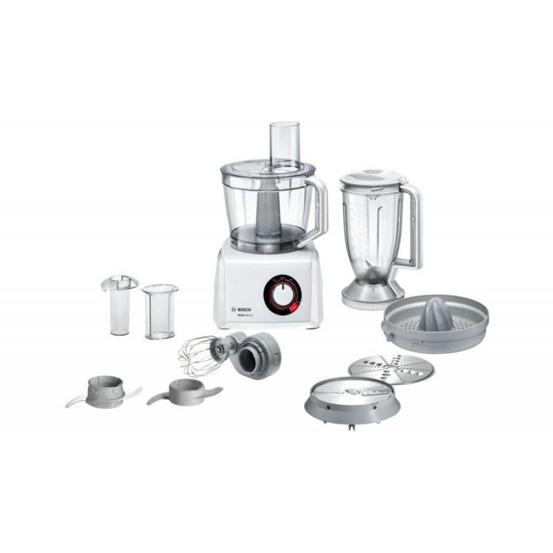 Bosch MultiTalent 8 food processor 1100 W 3.9 L Translucent White Built-in scales