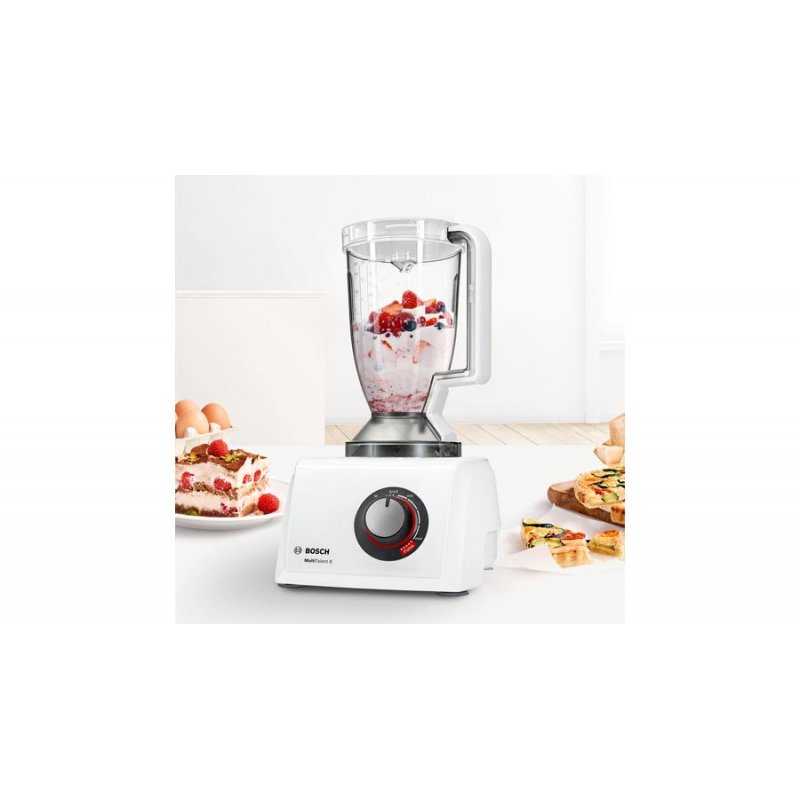 Bosch MultiTalent 8 food processor 1100 W 3.9 L Translucent White Built-in scales