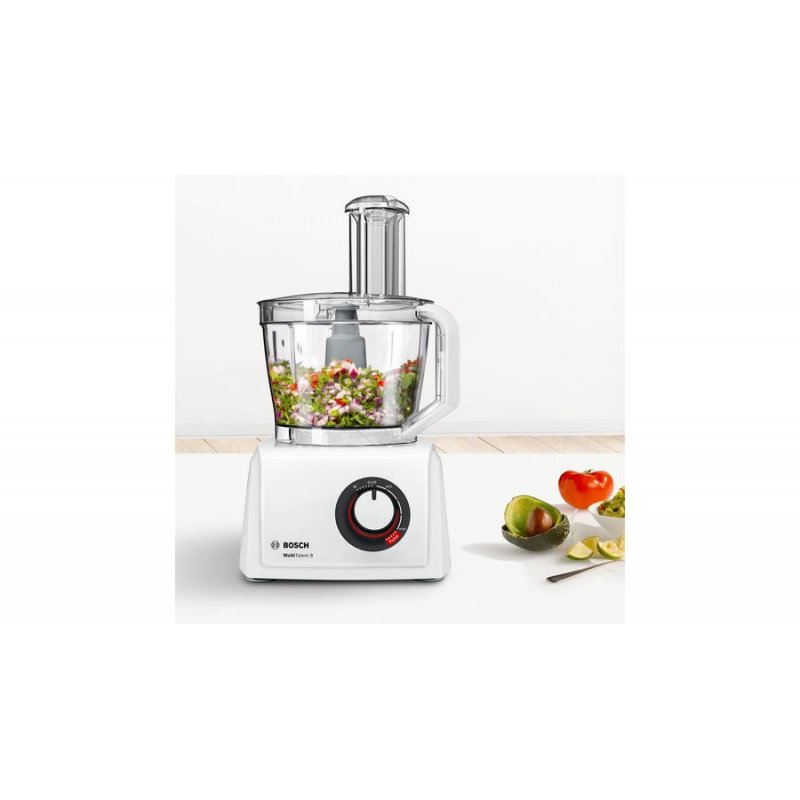 Bosch MultiTalent 8 food processor 1100 W 3.9 L Translucent White Built-in scales
