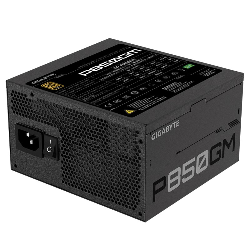Gigabyte P850GM unité d'alimentation d'énergie 850 W 20 4 pin ATX ATX Noir