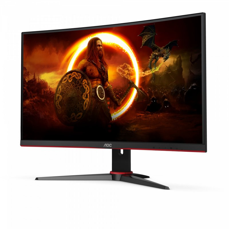 AOC G2 C24G2AE/BK écran plat de PC 59,9 cm (23.6") 1920 x 1080 pixels Full HD LED Noir, Rouge