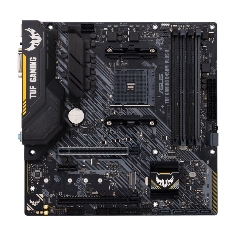 ASUS Mainboard TUF GAMING B450M-PLUS II - Micro ATX - Socket AM4 - AMD B450