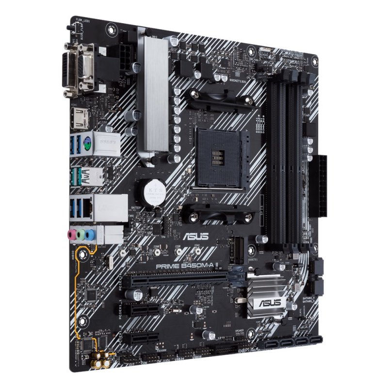 ASUS PRIME B450M-A II AMD B450 Socket AM4 micro ATX