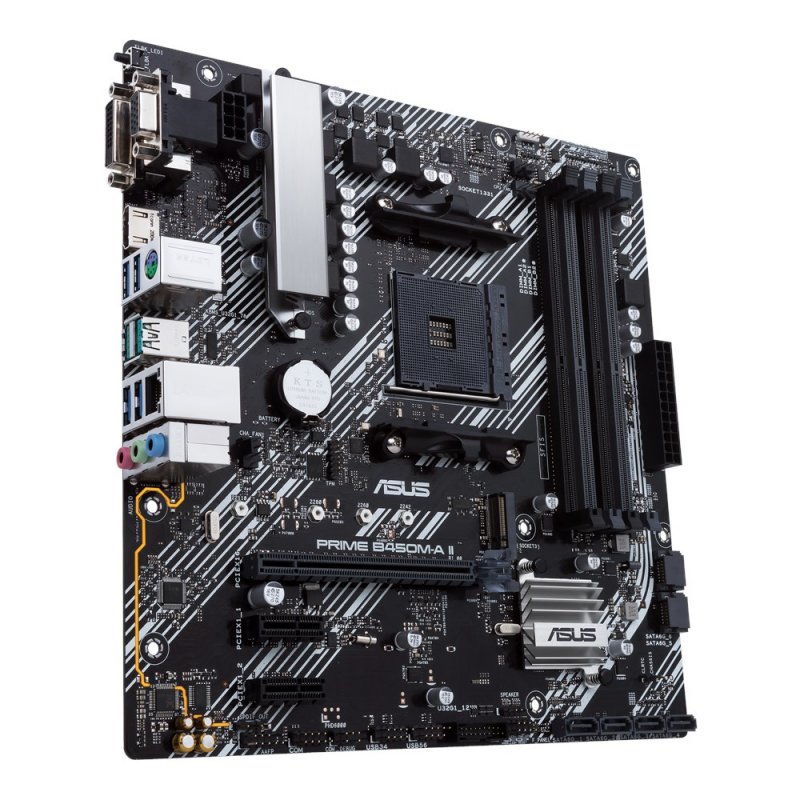 ASUS PRIME Mainboard B450M-A II - Micro ATX - Socket AM4 - AMD B450