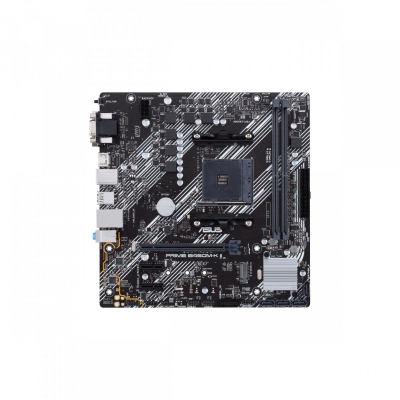 ASUS Prime B450M-K II AMD B450 Socket AM4 micro ATX
