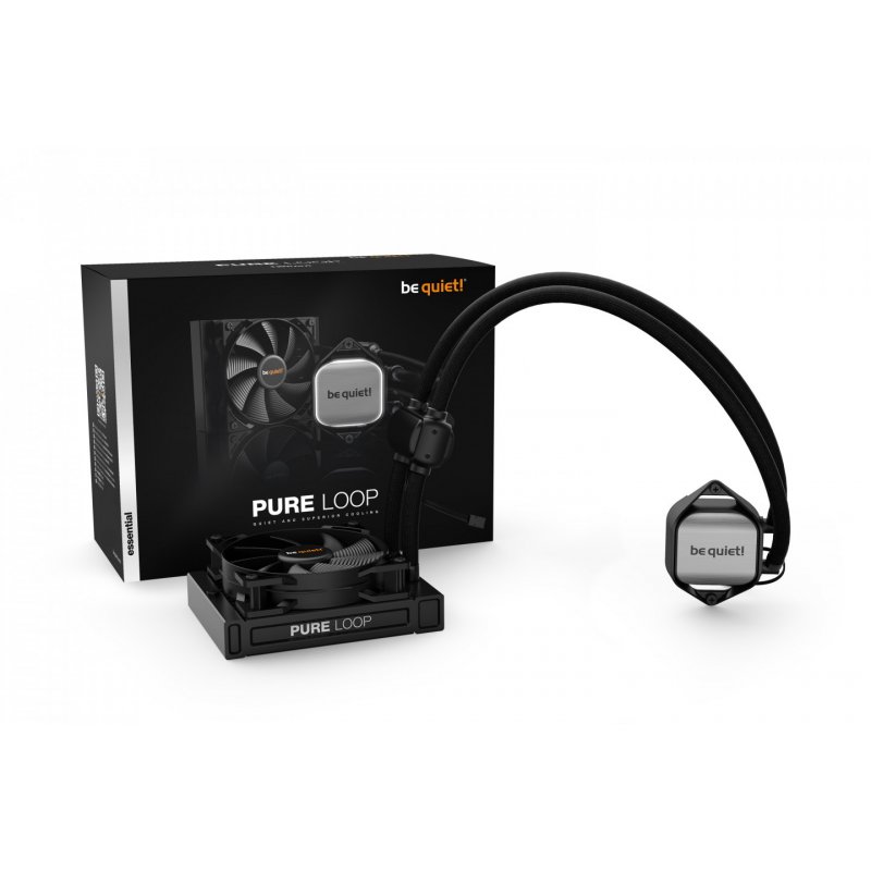 be quiet! PURE LOOP 120mm Processeur Refroidisseur de liquide tout-en-un 12 cm Noir 1 pièce(s)
