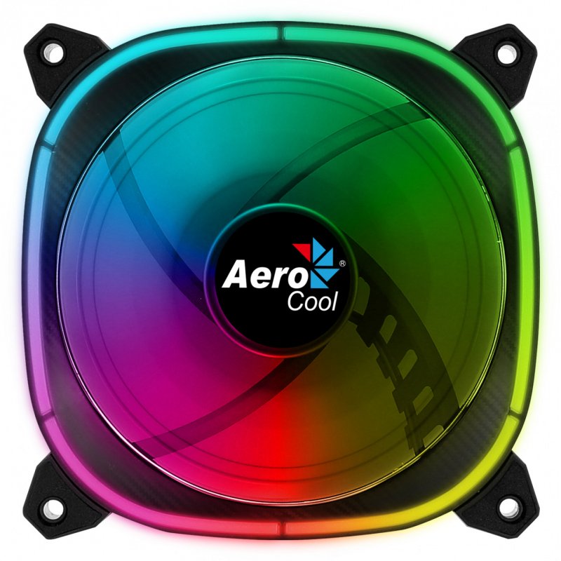 Ventilateur de boitier AeroCool Astro 12 RGB 12cm (Noir)