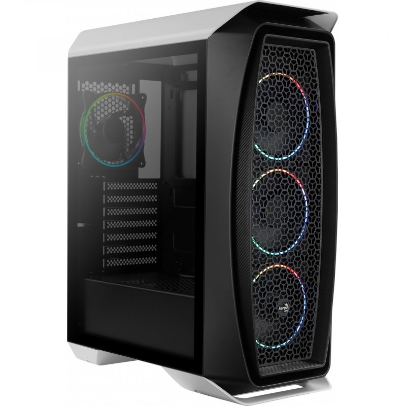 Boitier Moyen Tour ATX AeroCool Aero One Eclipse RGB avec panneau vitré (Blanc)