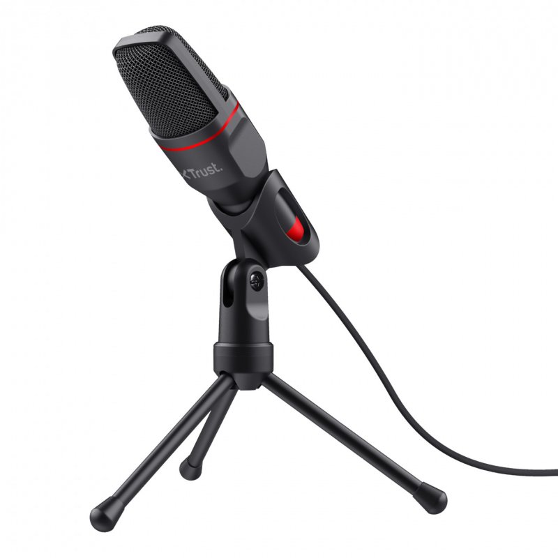 Trust GXT 212 Black, Red PC microphone