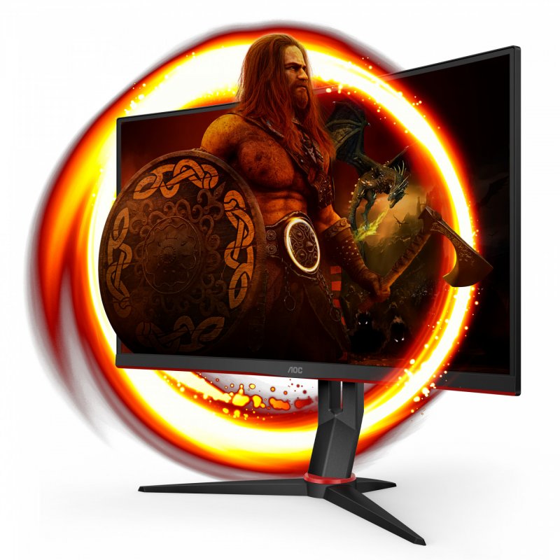 Moniteur 27" AOC C27G2ZU/BK incurve - Dalle VA - 16:9 - 1920x1080 - 300cd/m² - 0.5ms - 3000:1 - DP/2xHDMI - Hub USB