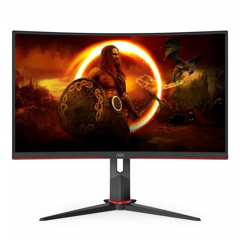 Moniteur 27" AOC C27G2ZU/BK incurve - Dalle VA - 16:9 - 1920x1080 - 300cd/m² - 0.5ms - 3000:1 - DP/2xHDMI - Hub USB
