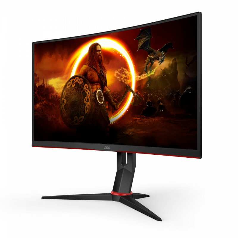 Moniteur 27" AOC C27G2ZU/BK incurve - Dalle VA - 16:9 - 1920x1080 - 300cd/m² - 0.5ms - 3000:1 - DP/2xHDMI - Hub USB