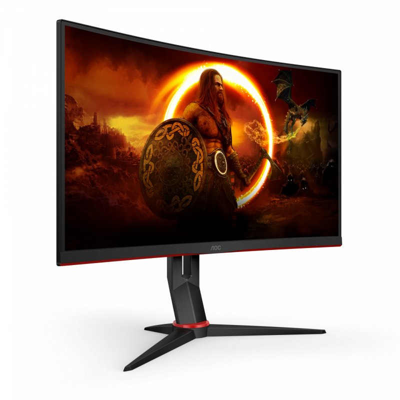 Moniteur 27" AOC C27G2ZU/BK incurve - Dalle VA - 16:9 - 1920x1080 - 300cd/m² - 0.5ms - 3000:1 - DP/2xHDMI - Hub USB